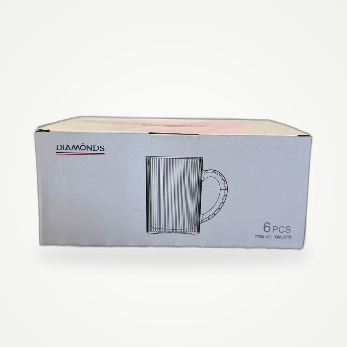 DIAMONDS DM257B Fluted Coffee & Tea Cup Retail Box Packaging