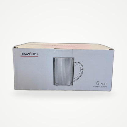 DIAMONDS DM257B Fluted Coffee & Tea Cup Retail Box Packaging