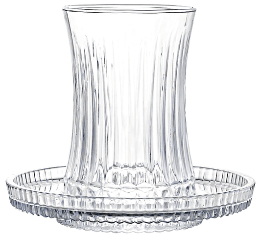 Imperial Faceted Cup & Saucer 12-Piece Set (175ml)