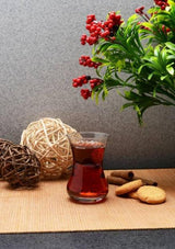 Pasabahce ince belli 6-Piece Tea Glasses With Optics
