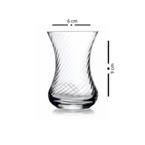 Pasabahce ince belli 6-Piece Tea Glasses With Optics