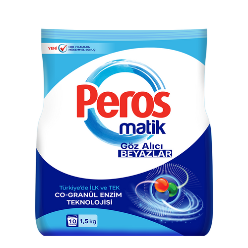 Peros Powder Laundry Detergen Matic Bag - White and Bright