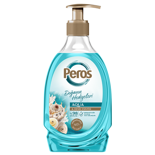 Peros Economy Refill Liquid Hand Soap - Aqua & Sea Breeze (Blue) - 3 Kg