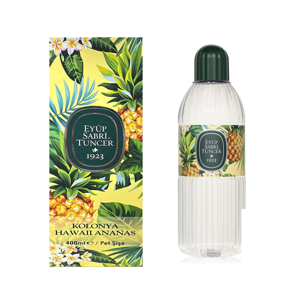 Eyüp Sabri Tuncer Hawaiian Pineapple Eau de Cologne (Hawaii Ananas Kolonyası) - 400 ml (13.5 fl oz)