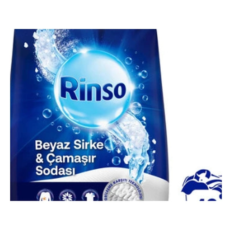 Rinso Matik White Vinegar & Washing Soda Powder Laundry Detergent - 6kg
