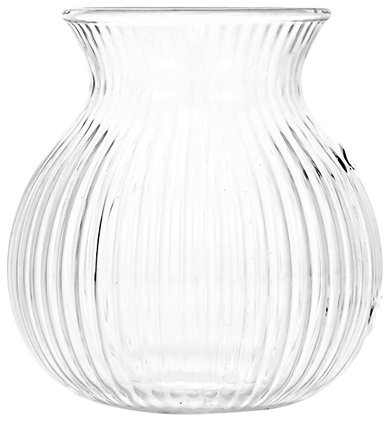 Fluted Glass Espresso & Turkish Tea Cup 220ml