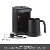 Karaca Hatır Türk Kahve Makinesi - Parlak Siyah (Turkish Coffee Machine Shiny Black)