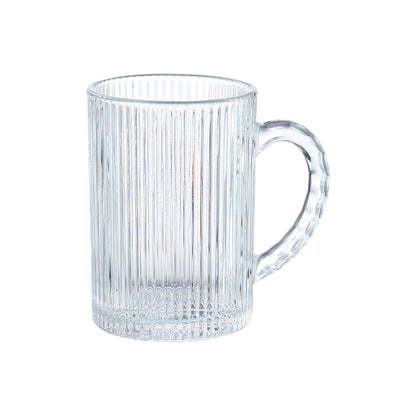 DIAMONDS Classic Fluted Glass Coffee & Tea Cup 220ml (Set of 6)