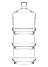 Récipient alimentaire empilable en verre Lav Berry