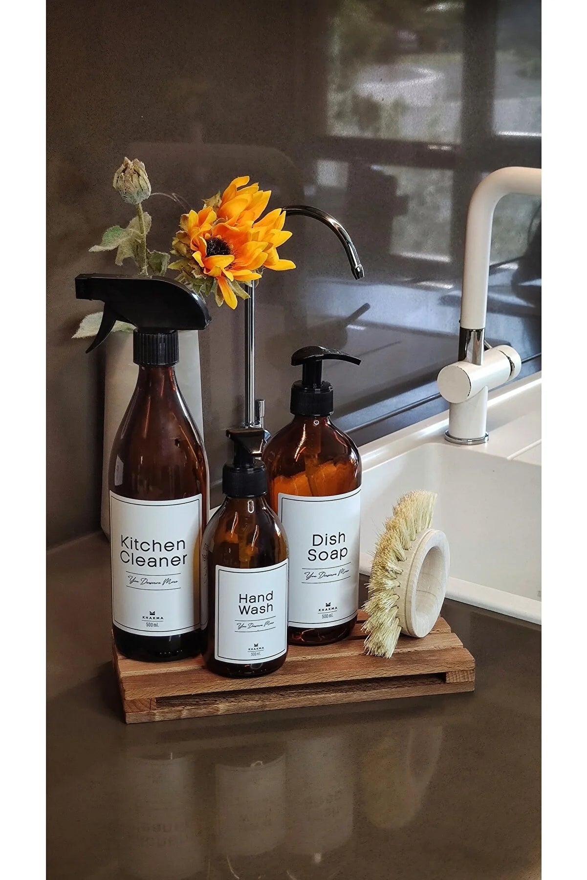 Liquid soap online dispenser set