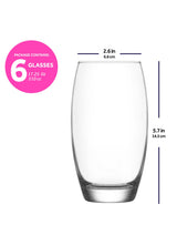 LAV Empire Ensemble de 6 verres à whisky, 17,25 oz