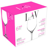 LAV Fame 6-Piece Wine Glasses Set,