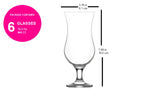 LAV Fiesta Verres à cocktail 6 pièces, 15,5 oz