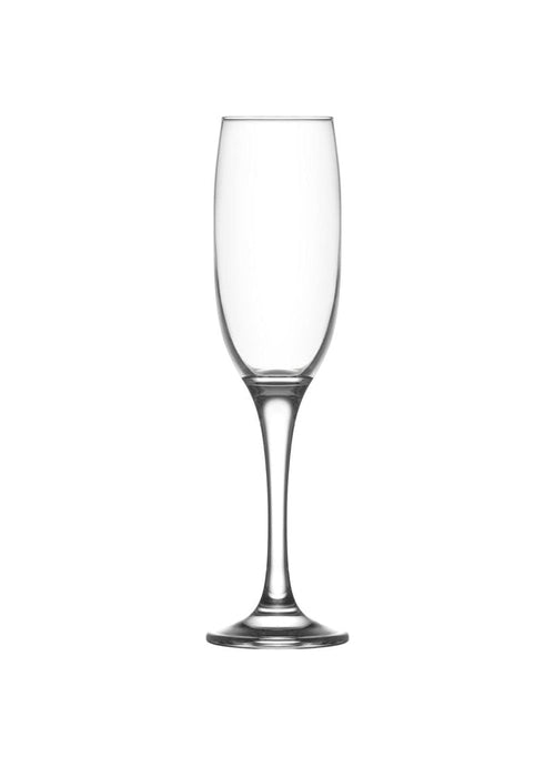 LAV Venue 6-Piece Champagne Glasses Set, 7.5 oz