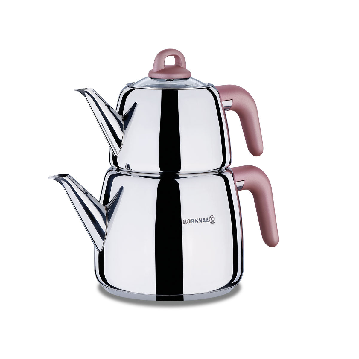 Bella Tea Pot Set 1,0 /2,0 L Rosegold